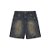 Bermuda Barra Crew Jeans B Garça Marmorizada - Imagem 1
