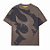 Camiseta Barra Crew Estencil Estonada Marrom - Imagem 1