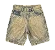Shorts Jeans Survival Mancha Onça Dirty - Imagem 1