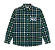 Camisa Xadrez Survival Logo Verde - Imagem 1