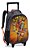 Kit Mochila Masculino Escola Infantil Rodinha Desenho Do Tecido Kitsune - Imagem 2