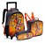 Kit Mochila Masculino Escola Infantil Rodinha Desenho Do Tecido Kitsune - Imagem 1