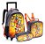 Kit Mochila Rodinha Infantil Masculino Naruto Kitsune Escola - Imagem 1