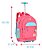 Mochila Luluca Rodinha + Estojo + Marca Texto + Canetas - Imagem 2