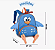 Mochila de Costas Infantil Galinha Pintadiha - Clio - Imagem 2