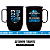 Caneca Terceirão para formatura - Caneca Preto fosco personalizada com tirante, caneca com tirante - Imagem 1