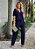 Conjunto Calça Pantalona e Blusa Decote V - Imagem 1