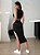 Conjunto Saia Midi Fenda Cropped Blogueira - Imagem 2