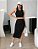 Conjunto Saia Midi Fenda Cropped Blogueira - Imagem 3
