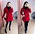 Vestido Moletinho Flanelado Vermelho - Imagem 2