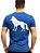 Camiseta Acostamento Lobo nas Costas - Azul Bic - Imagem 4