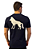 Camiseta Acostamento Lobo nas Costas  - Azul Marinho - Imagem 4