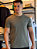 Camiseta  Assinatura Aramis Barcode Verde Militar - Imagem 1