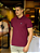 Polo Elastano Acostamento Bordo Sangria - Imagem 1