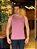 Regata Casual Rosa Antigo - Imagem 1