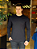 Camiseta Acostamento Casual ML Preta - Imagem 1