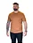 Camiseta Aramis Masculina Básica Caramelo - 100% Algodão - Imagem 5