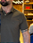 Polo Aramis Classic 1 Friso Verde Militar C/ Preto - Imagem 4