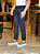 Calça Soul Sarja Alfaiataria Slim Azul Noite - Imagem 1