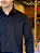 Camisa Forum Fio 50 Slim Fit Preto - Imagem 3
