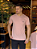 Camiseta Acostamento Básica Rosa Chá - Imagem 1