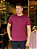 Camiseta Acostamento Básica Bordo Sangria - Imagem 1