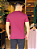 Camiseta Acostamento Básica Bordo Sangria - Imagem 4