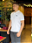 Polo Calvin Klein Slim Smooth Cotton Em Piquet Branca - Imagem 2