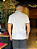 Polo Acostamento Elastano C/ Friso Off White - Imagem 4