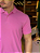 Polo Aramis Basica Piquet Rosa Hibisco - Imagem 3