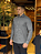 Camisa Aramis ML Algodao Micro Xadrez Verde Salvia C/ Preto - Imagem 2