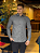Camisa Aramis ML Algodao Micro Xadrez Verde Salvia C/ Preto - Imagem 1