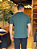 Camiseta Calvin Klein Flame Institucional Verde Escuro - Imagem 3