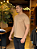 Camiseta Acostamento Casual Bege Caqui - Imagem 2