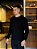 Tricot Aramis ML Gola Careca Preto - Imagem 4
