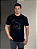 Camiseta Acostamento Básica Elastano Preto - Imagem 1
