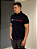 Polo Tommy Hilfiger Estampa Bordada Preta - Imagem 1