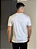 Camiseta Calvin Klein Stripe Logo Gel Off White - Imagem 4