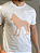 Camiseta Acostamento Casual Branca C/ Estampa Rosa Chá - Imagem 2