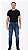 CALÇA MASCULINA JEANS AZUL MEDIA COM ELASTANO - Imagem 2