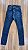 CALÇA MASCULINA JEANS AZUL MEDIA COM ELASTANO - Imagem 16