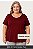 Blusa Feminina Manga Curta Plus Size Ref S00695 - Imagem 1