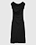 Vestido Midi Feminino Reto Transpassado Fenda Em Malha Creponada 1000136905 - Imagem 3
