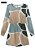 Vestido Curto Em Viscose Estampado 1.66442 - Imagem 3