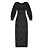 Vestido Longo Visco Maquinetado 617128 - Imagem 2