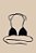 Top Cortininha Preto - Imagem 1
