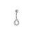 Piercing de Umbigo Prata 925 - Imagem 1