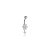 Piercing Umbigo Prata - Imagem 1