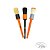 KIT DE PINCÉIS COM BORDA PLÁSTICA PARA LIMPEZA DETALHADA (3 UNIDADES) - kers - Imagem 1