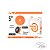 BOINA DUNE 5" ESPUMA FLAT LARANJA MEDIO AGRESSIVA 125MM (COM FURO) - Alcance - Imagem 1